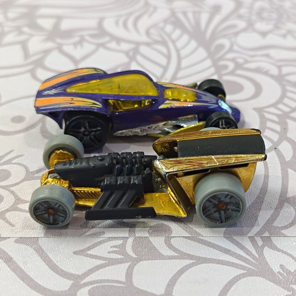 Lot Of Two Hot Wheels Die Cast Cars Z-Rod from Super Chromes & Brutalistic